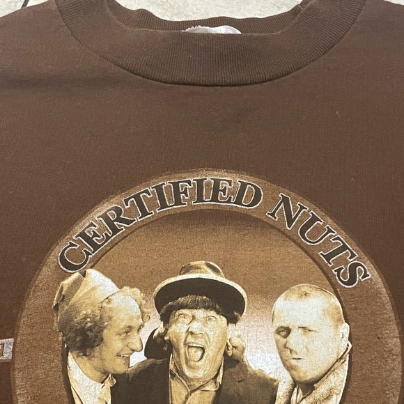 Vintage Three Stooges Movie 04’ Promo T-Shirt - Picture 6 of 8